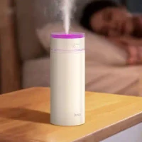 Увлажнитель воздуха HOCO HX32 2в1 500мл 1800mAh с цветной подсветкой бежевый