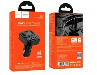 Hoco E87 Delta 35W(1A1C) car BT FM transmitter black 2
