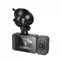 Hoco DI62 Warrior Înregistrator de condus cu afișare simultană pe trei ecrane (versiunea wifi) negru