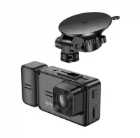 Hoco DI62 Warrior Înregistrator de condus cu afișare simultană pe trei ecrane (versiunea wifi) negru 3