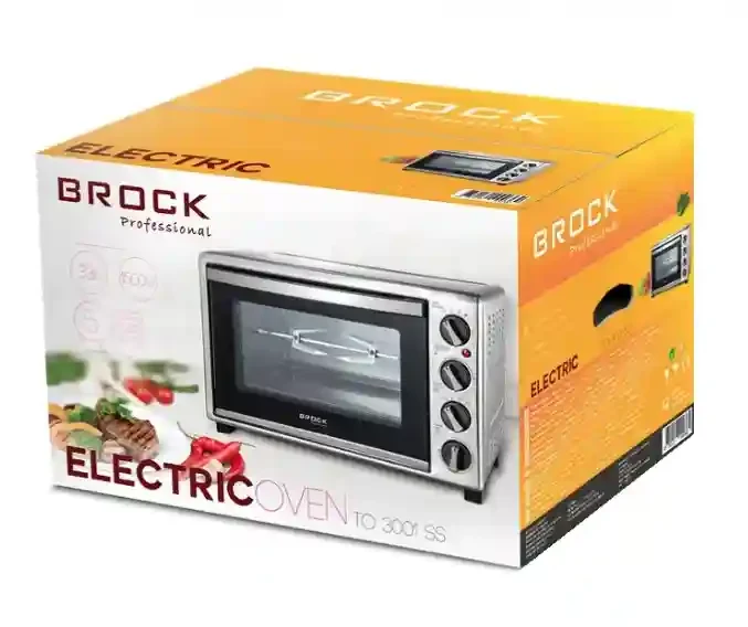 ЭЛЕКТРИЧЕСКАЯ ДУХОВКА BROCK TO 3001 SS SILVER 3