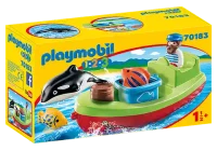 Playmobil 1.2.3: Fisherman with Boat