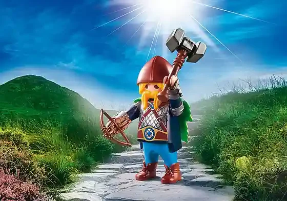 Figura de acțiune Playmobil Dwarf Fighter (PM70240 2