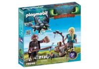 Playmobil Dragons: Hiccup Astrid and Dragon