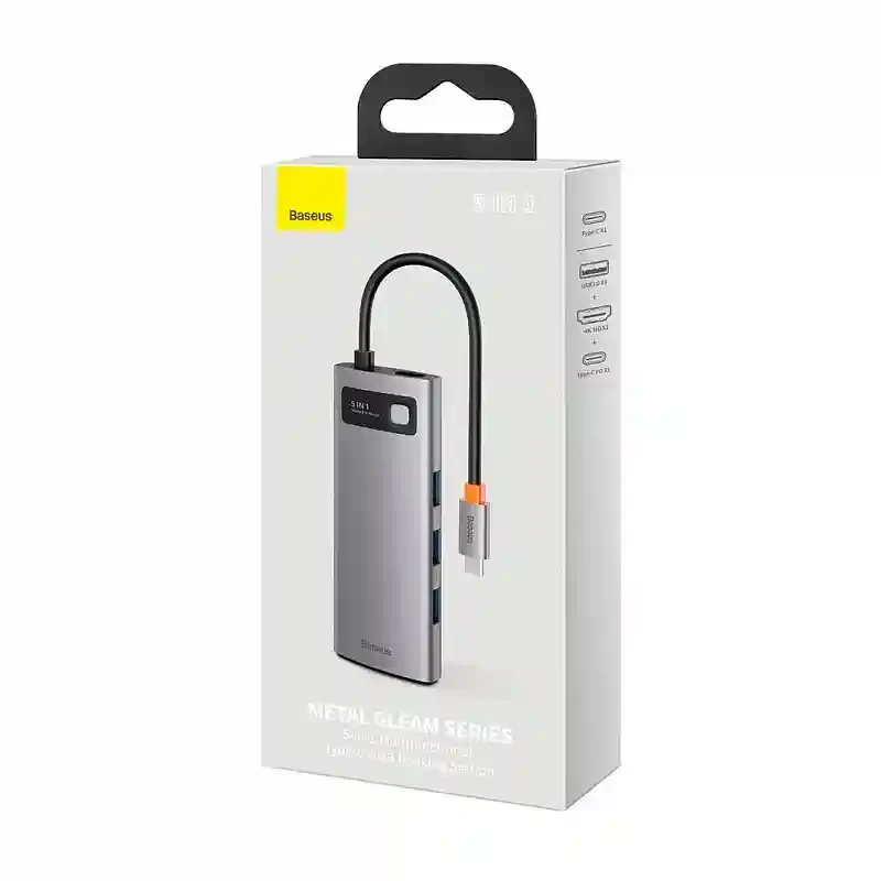 Docking Station Baseus Metal Gleam 5-in-1 2