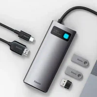 Docking Station Baseus Metal Gleam 5-in-1