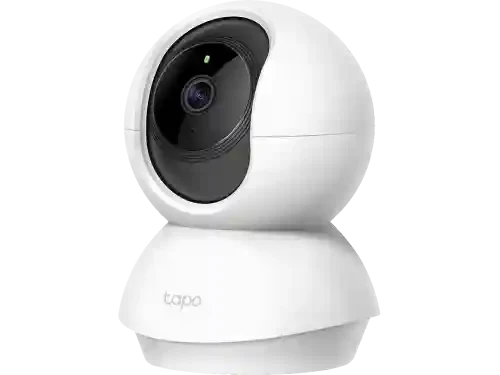 TP-LINK Tapo C200, панорамная/наклонная внутренняя камера безопасности Wi-Fi, FullHD 360°, белая,