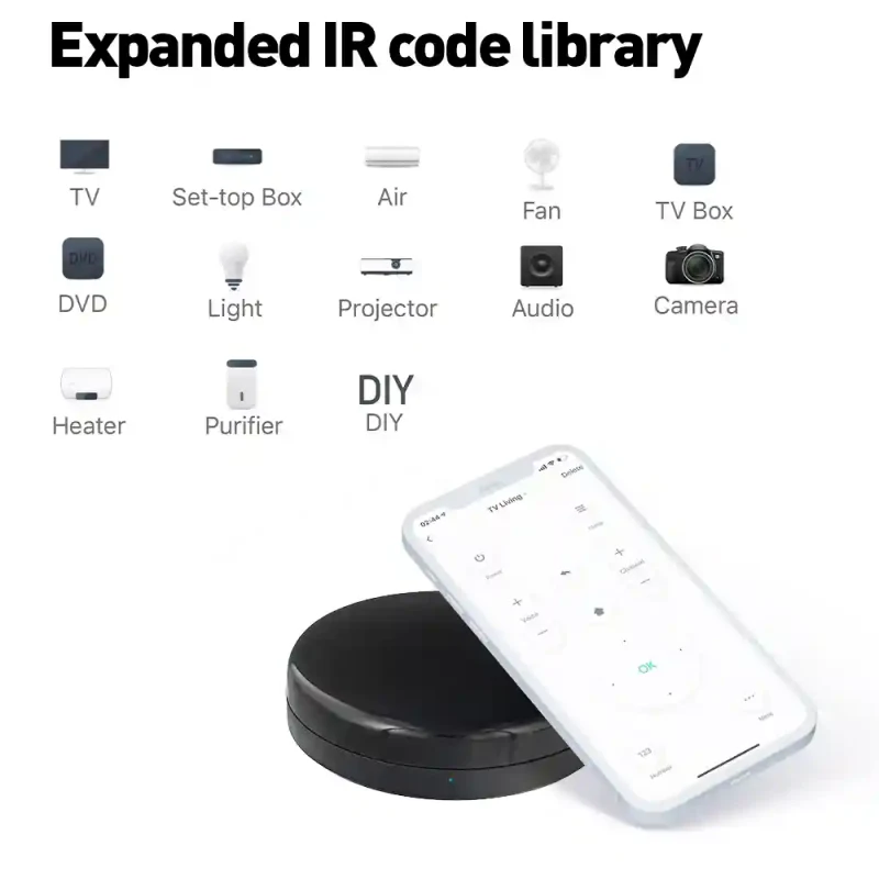 Senzor Tellur Smart IR Wi-Fi Telecomandă Temperatura Umiditate 2