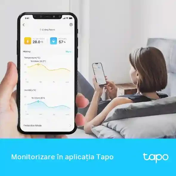 TP-Link Tapo T315 Интеллектуальный монитор температуры и влажности 4