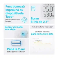 TP-Link Tapo T315 Интеллектуальный монитор температуры и влажности 3