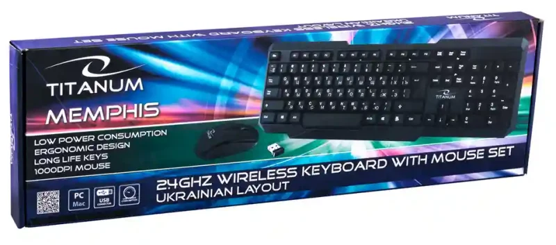 Tastatură și mouse Esperanza Titanium MEMPHIS 4