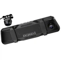 Recorder media de streaming Hoco DV16 de 9,66 inci (cu două canale și cameră spate), negru 3