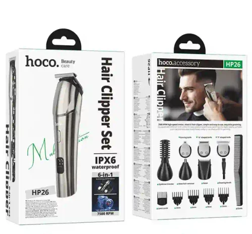 Set de tuns electric multifuncțional Hoco HP26, gri metalic