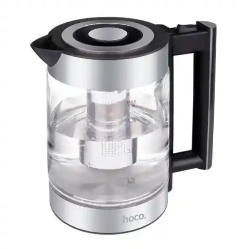 Fierbător electric de bucătărie din sticlă cu conținut ridicat de bor Hoco HA01A