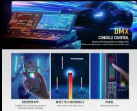 Neewer TL90C - RGBWW LED-трубка 94,5 cm с аккумулятором 3